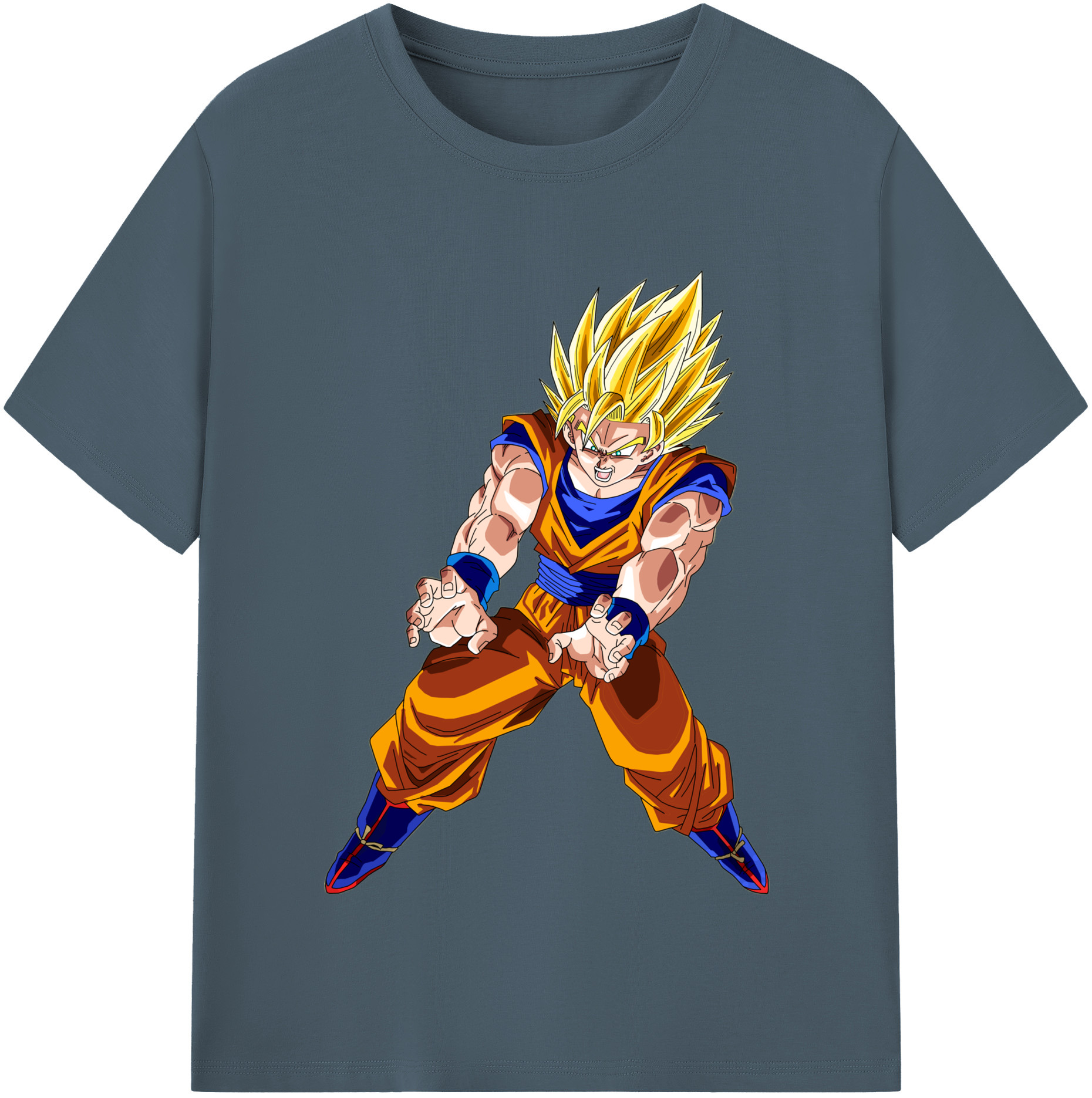 （画像用） ドラゴンボール 孫悟空（そん ごくう）Son Goku カカロット DRAGON BALL Kakarotto 綿100％半袖Tシャツ（フロントプリント）